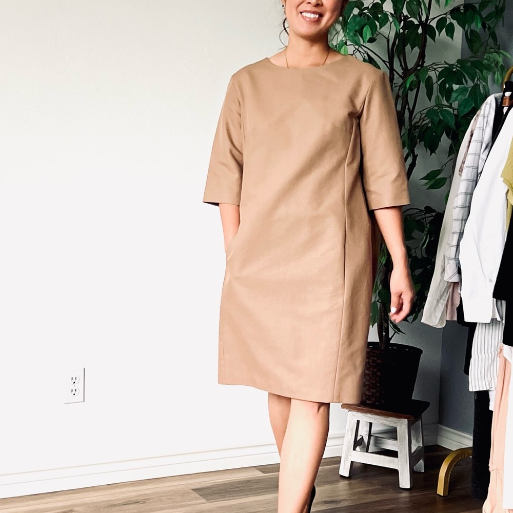 SOFIE D'HOORE Round-neck Cotton Midi Dress - Picture 2 of 16